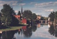 Så här idyllisk ter sig staden fortfarande